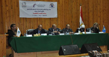 ختام فعاليات ورشة النخيل والزيتون بجامعة قناة السويس