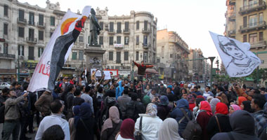 مسيرة جبهة طريق الثورة بميدان طلعت حرب