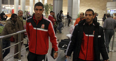 الأهلي يصل لملعب برج العرب قبل مواجهة النجم فى دورى الأبطال