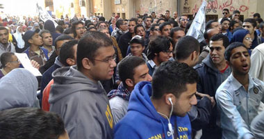 مسيرة لطلاب فنون جميلة..ومظاهرات بكلية هندسة الإسكندرية