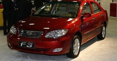 "BYD F3" صينية بتكنولوجيا يابانية