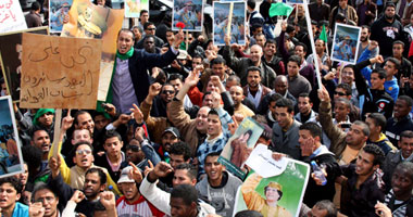 التيار الناصرى بالدقهلية يتبرأ من القذافى ويدعم ثورة الشعب الليبى