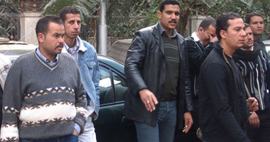 وقفة احتجاجية لأفراد أمن الرحاب أمام مجموعة طلعت مصطفى