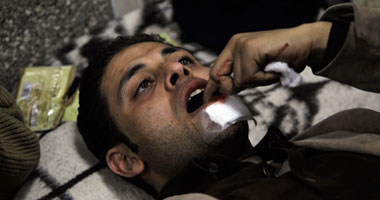 عشرات المصابين من مؤيدى ومعارضى مبارك فى المنصورة