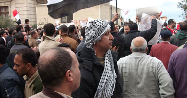 مظاهرة من مسجد الخازندار تطالب برحيل الرئيس