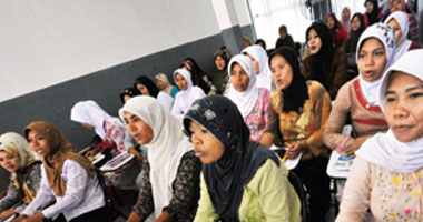 الإندونيسيات يتظاهرن احتجاجا على الاحتفال بعيد الحب 
