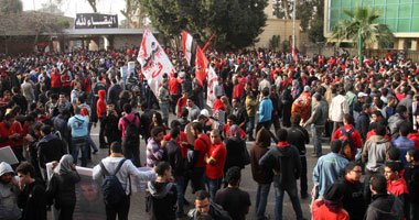 ألتراس أهلاوى ينظمون مسيرة حاشدة من أمام النادى الأهلى عصر اليوم