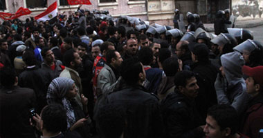 انتهاء وقفة متظاهرى التحرير أمام وزارة الداخلية