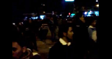 محاولة اقتحام قسم شرطة منوف وتبادل لإطلاق النار 