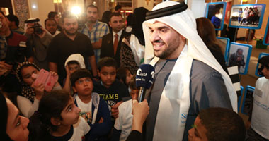بالصور.. الجسمى يدعم "القلب الكبير" لإغاثة الأطفال اللاجئين السوريين