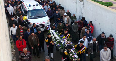 بالصور.. مشيعو شهيد البحيرة "مازن إبراهيم": الشعب يريد إعدام الإخوان