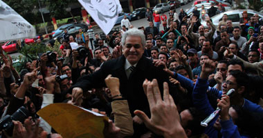 بالصور.. عضو بـ"التيار الشعبى": "صباحى" المرشح الوحيد المعبر عن الثورة