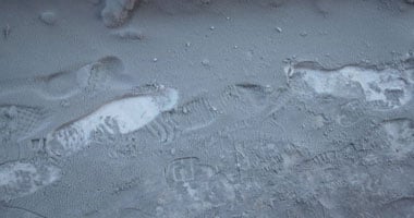 سقوط ثلوج سوداء فى مقاطعة أومسك بروسيا