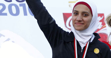 آية مدنى تحصد برونـزيـة الخماسى فى بطولة العالم 