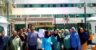 وقفة احتجاجية لموظفى الحضانات بالوادى الجديد