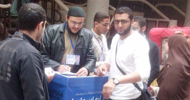 مندوب أحد المرشحين يضرب موظف الشهر العقارى بـ"أجا" وإصابته بجرح قطعى
