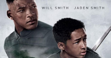 أول بوستر لـ "After Earth" لويل سميث يظهر فيه هو وابنه 