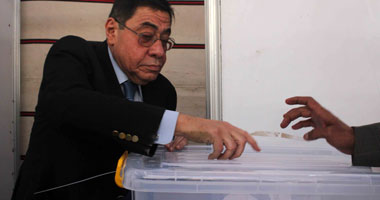 النائب العام يدلى بصوته فى انتخابات الصيد 