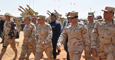 السيسى : تشكيل قوات التدخل السريع بالجيش المصرى انجاز تاريخى 