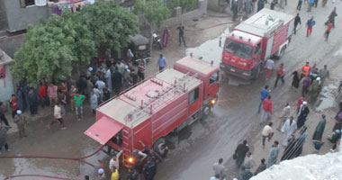 نيابة طهطا العامة تنتهى من معاينة مخزن الوقود المحترق بشطورة