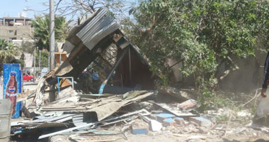 أمن الجيزة يشن حملة لإزالة الإشغالات والتعديات بالمريوطية فى الهرم