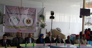حفل تكريم أمهات شهداء الجيش والشرطة بالقليوبية