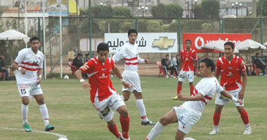 قمة كروية مصغرة بين شباب الأهلى والزمالك اليوم