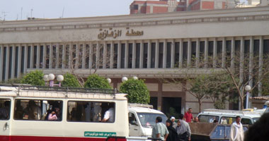 شلل بمحطة الزقازيق بسبب تعطل قطار القاهرة - بورسعيد