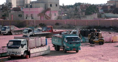 وقفة احتجاجية لسائقى النقل بالوادى الجديد اعتراضا على فرض كارتة دخول وخروج