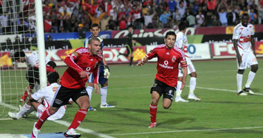 الجماهير المصرية فى ليبيا تحتفل بالأهلى فى مران اليوم