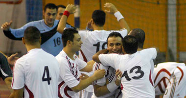 يد الزمالك يستعد للمونديال فى ملعب الكرة