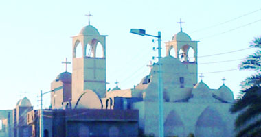 أقباط الوادى يحتفلون بأحد السعف فى أجواء هادئة 