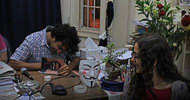 بالصور.. حفل توقيع رواية "فرد أمن" بدار ميريت