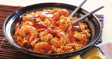 كيفية عمل طبق الأرز بالجمبرى