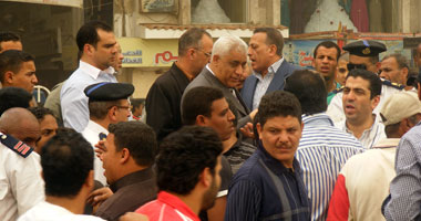 إصابة ضابطين ومجندين فى تبادل إطلاق نيران مع الباعة بأرض اللواء