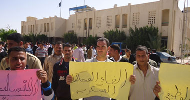 اعتصام أمناء الشرطة بالعريش يدخل يومه السادس