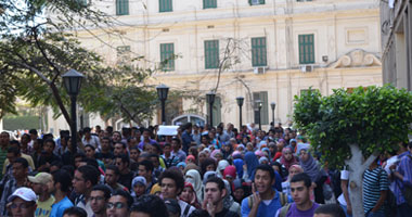طلاب "هندسة طيبة" يتحركون فى مسيرة إلى وزارة تعليم العالى
