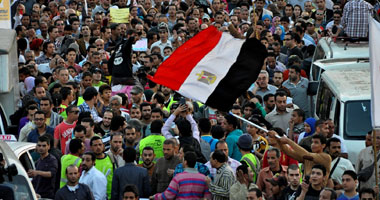 مسيرة من "القائد إبراهيم" تتجه للمنطقة العسكرية بالإسكندرية