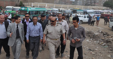 محافظ المنوفية ينقل موقف كفر المصيلحة بجوار موقف النقل الداخلى