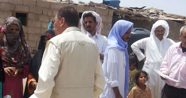 بالصور.. مساعدات إنسانية لفقراء وادى أسيلا بجنوب سيناء