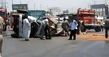 مصرع ربة منزل وإصابة 2 فى حادث سيارة