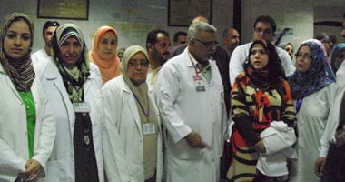 إضراب جزئى بمستشفيات السويس