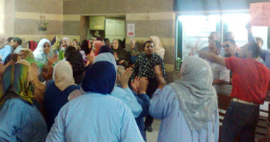 اعتصام "المؤقتين" بـ"المنصورة الجامعى" للمطالبة بتثبيتهم