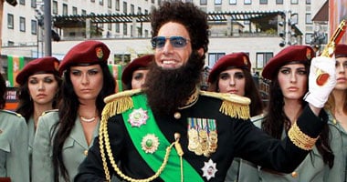 بالصور.. بارون كوهين  مع "The Dictator " فى لندن