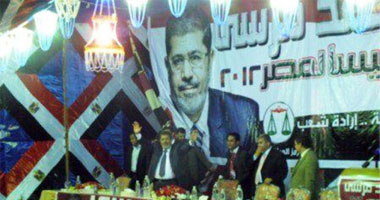 بالصور.. مرسى من الإسماعيلية: مصر طائر بجناحين ورأس وجسد