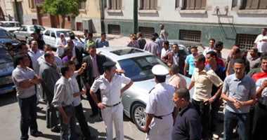 إصابة العشرات بالخرطوش أمام وزارة المالية 