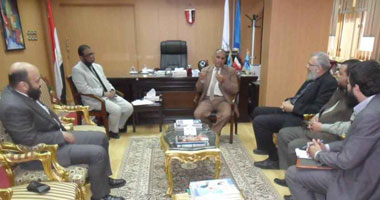 "النور" يزور جامعة دمياط لبحث متطلباتها