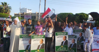 مسيرتان ومؤتمر لتأييد السيسى اليوم بالدقهلية 
