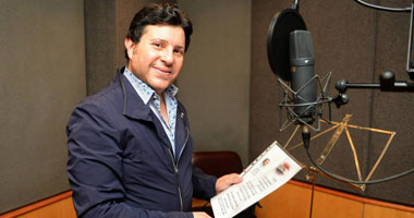 بالصور.. هانى شاكر يسجل الأغنية الوطنية "أدها وأدود"