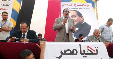 بالصور.. حملة السيسى بالبحيرة تنظم مؤتمرا حاشدا بـ"أبوحمص"